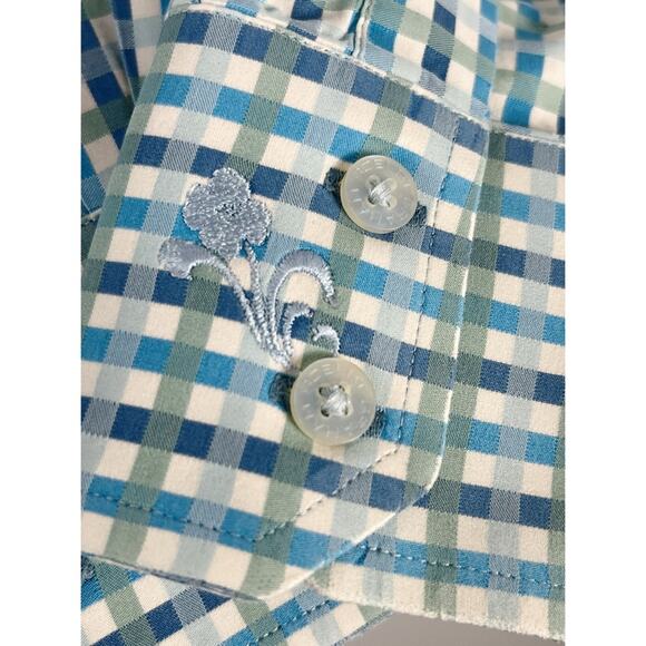 Robert Graham Plaid Button Down Embroidered Shirt - Picture 2 of 15